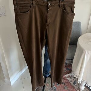 34 Heritage Jeans Mens 44x31 Brown Charisma Comfort Rise Classic Denim